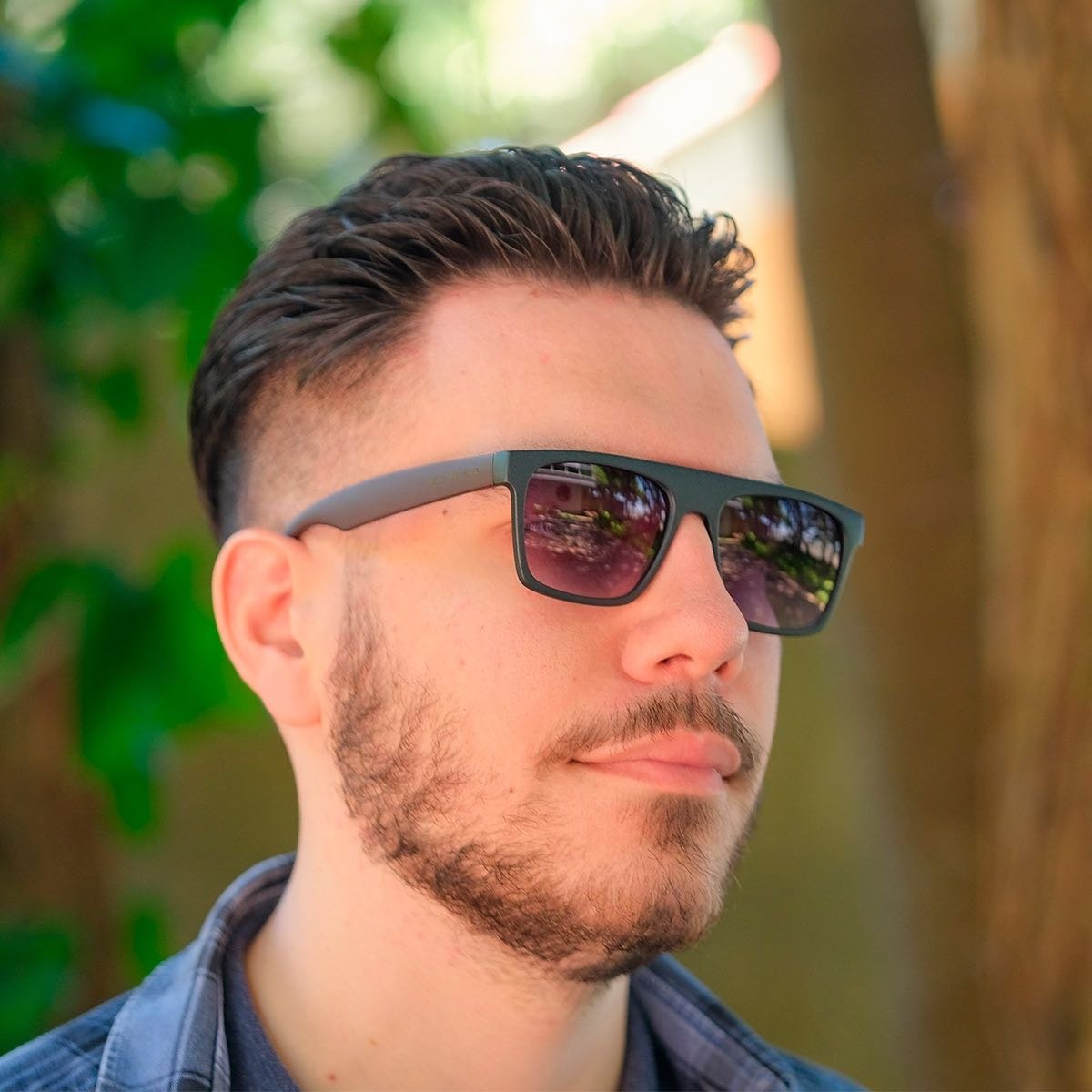 Oculos Solar Evoke Daze Ac11 Preto Fosco Lente Cinza Degrade Preto 6