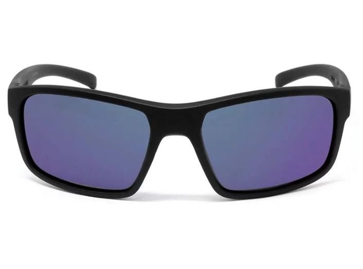 Oculos Solar Hb Overkill 10100280003024 Preto Fosco Lente Azul Espelhada Preto 2