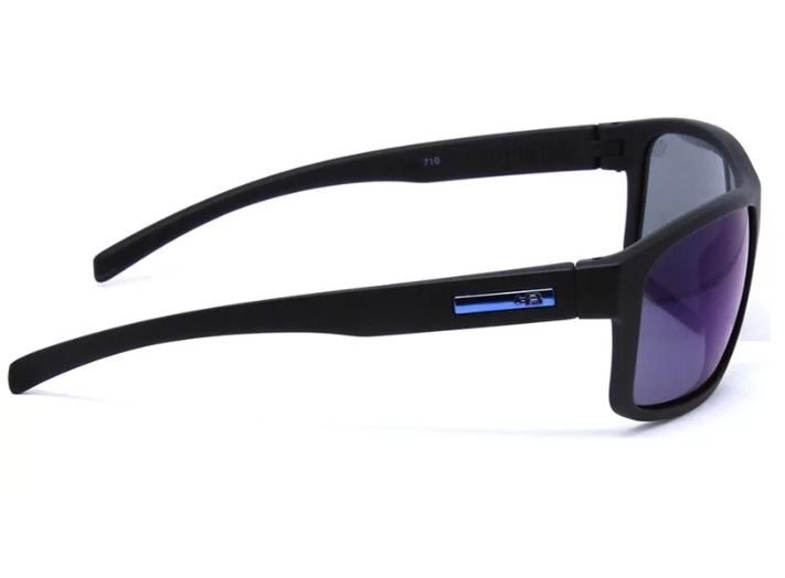 Oculos Solar Hb Overkill 10100280003024 Preto Fosco Lente Azul Espelhada Preto 3