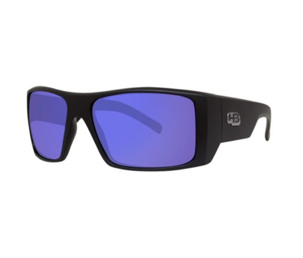 Oculos Solar Hb Rocker 2.0 Matte Black Lente Blue Chrome 10100020243024 Preto 1
