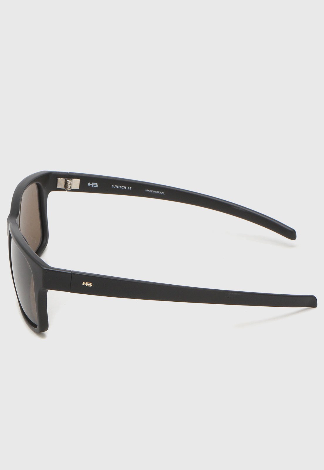 Oculos Solar Hb Sunset 10103830577004 Preto Fosco Lente Marrom Preto 3