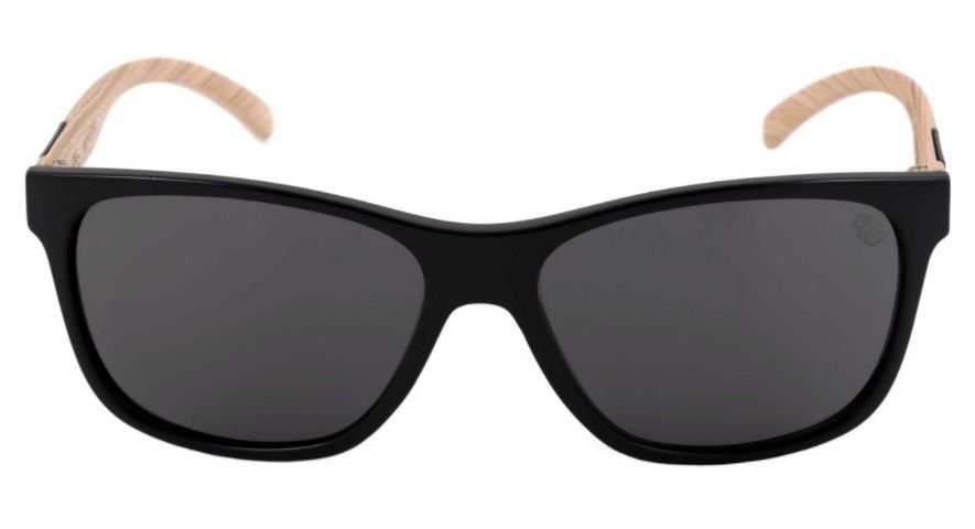 Oculos Solar Hb Underground Preto Fosco Madeira Lente Cinza 10100040261001 Preto 2