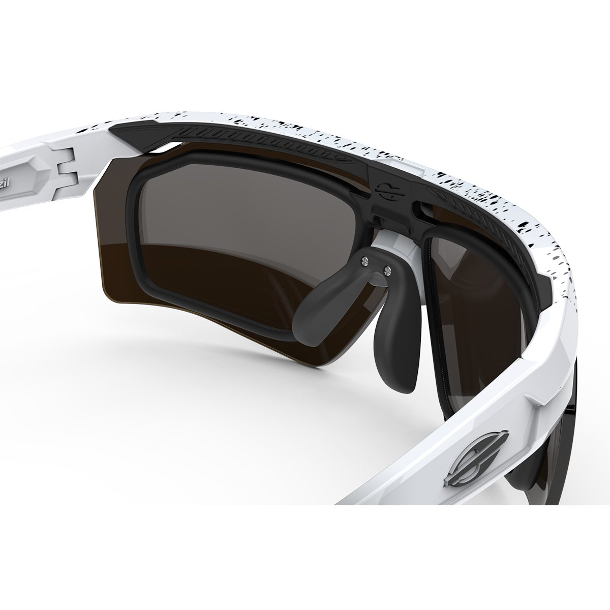 Beach Tennis Oculos Solar Mormaii Smash 2 M0130b6592 Branco Brilho Lente Espelhada Violeta Branco 3