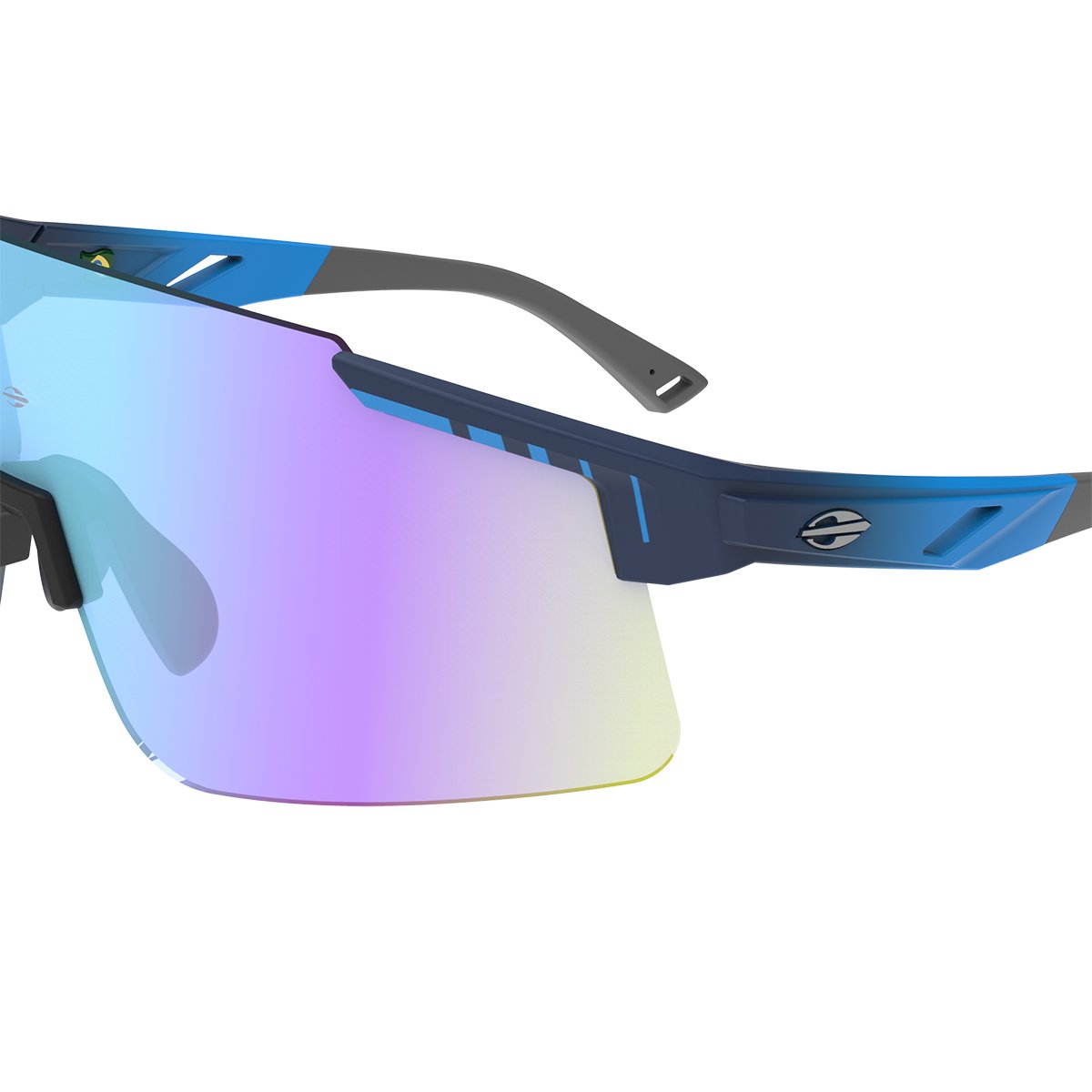 Oculos Solar Mormaii Grand Tour 2 M0144ke497 Azul Fosco Lente Azul Espelhada Azul 3