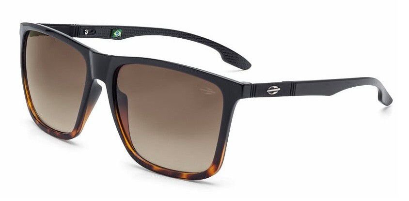 Oculos Solar Mormaii Hawaii M0034adb34 Preto E Marrom Lente Marrom Degrade Multicores 1