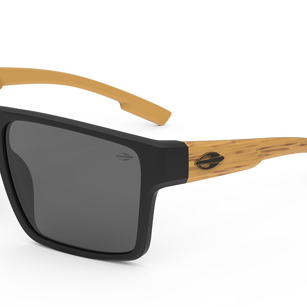 Oculos Solar Mormaii Macau M0113afl01 Preto Fosco Madeira Lente Cinza Preto 3