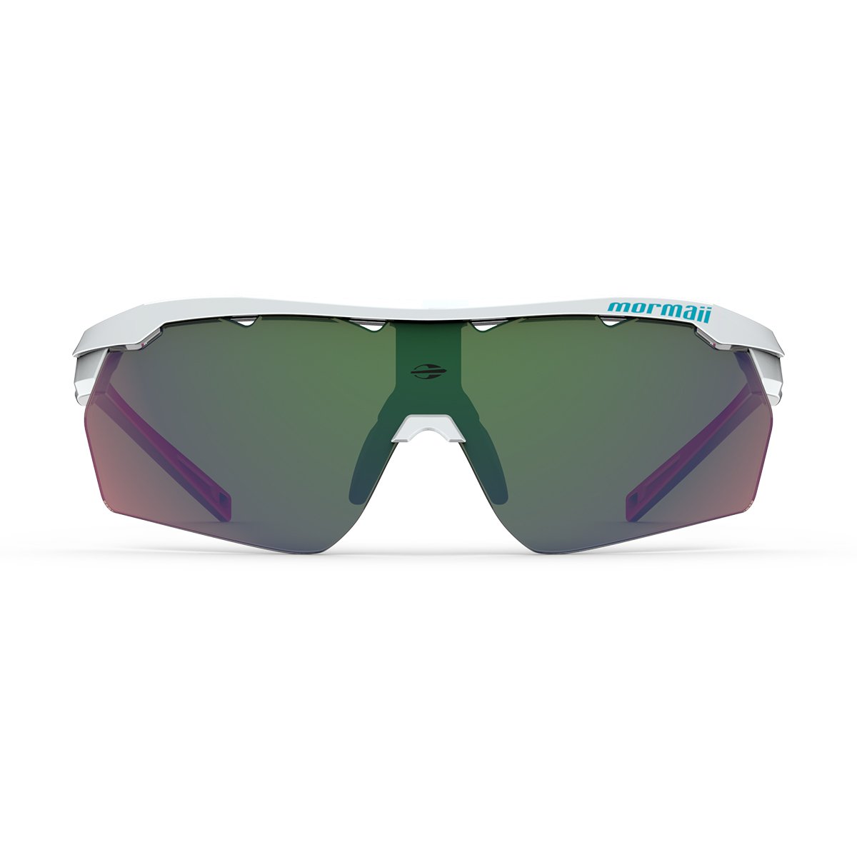Oculos Solar Mormaii Smash M0129bb193 Branco Brilho Lente Espelhada Verde Branco 2
