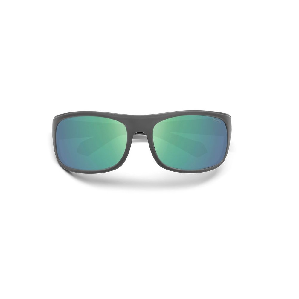 Oculos Solar Polaroid Pld2125/s 3u55z 66 Cinza Fosco Lente Verde Espelhada Polarizada Cinza 2