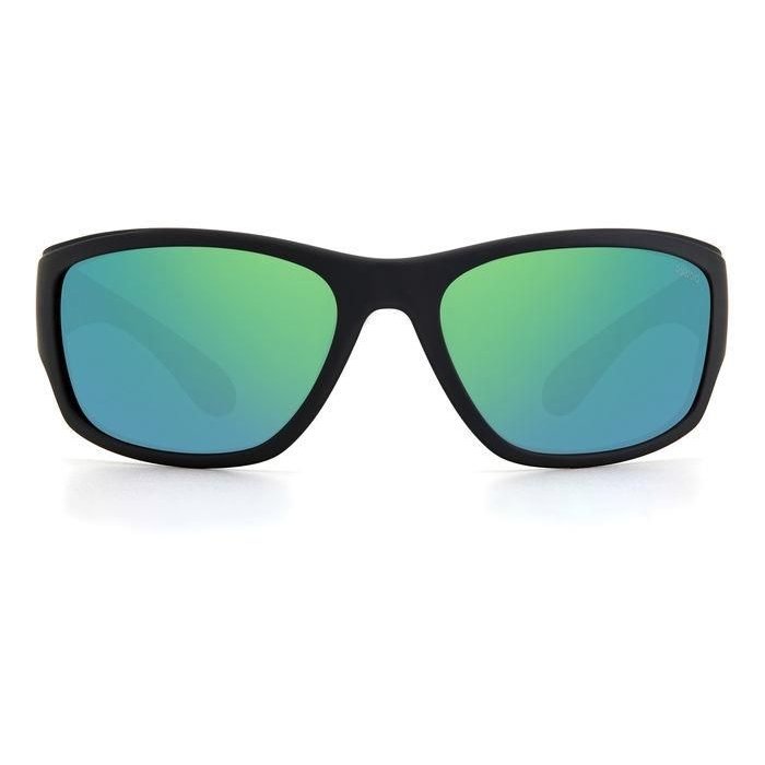 Oculos Solar Polaroid Pld7005/s 3ol5z 63 Preto Fosco Lente Espelhado Polarizado Verde Preto 2