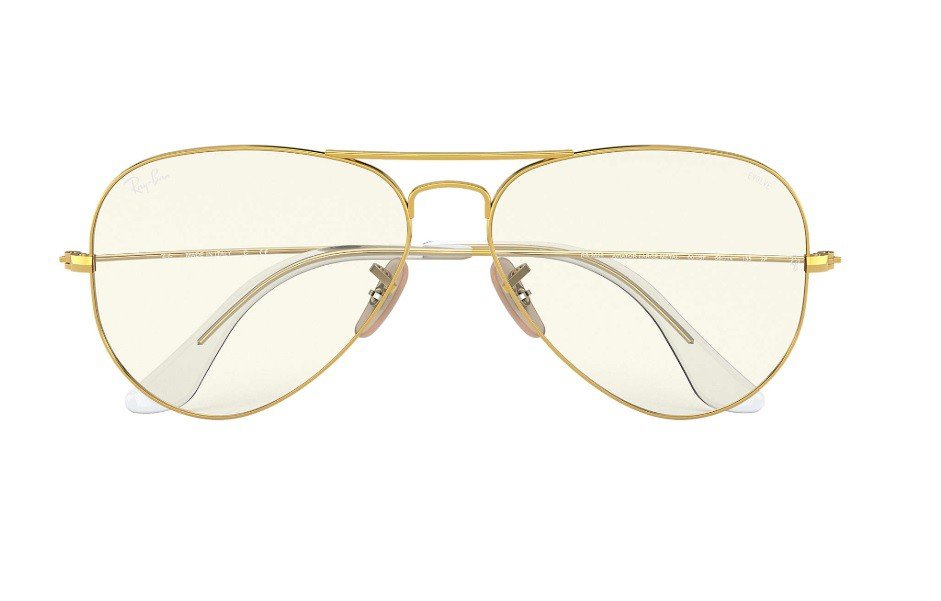 Oculos Solar Ray Ban Aviador Rb3025 001/5f 62 Dourado Lente Evolve Fotocromatica Dourado 2