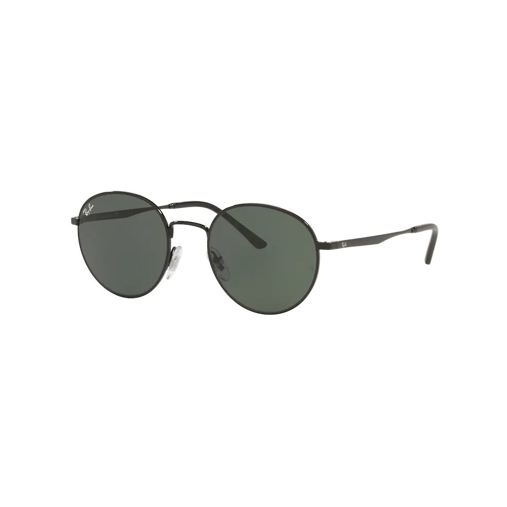 Oculos Solar Ray Ban Rb3681l 002/71 50 Preto Brilho Lente Verde Preto 1