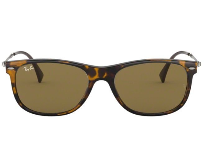 Oculos Solar Ray Ban Rb4318 710/73 55 Marrom Havana Lente Marrom Marrom 2