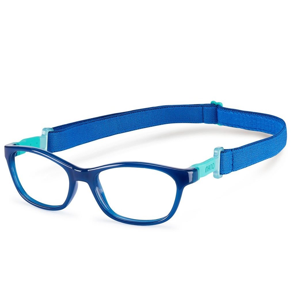 Armacao De Oculos Infantil Nano Vista Fanboy 3.0 Nao3170552 Azul Brilho Azul