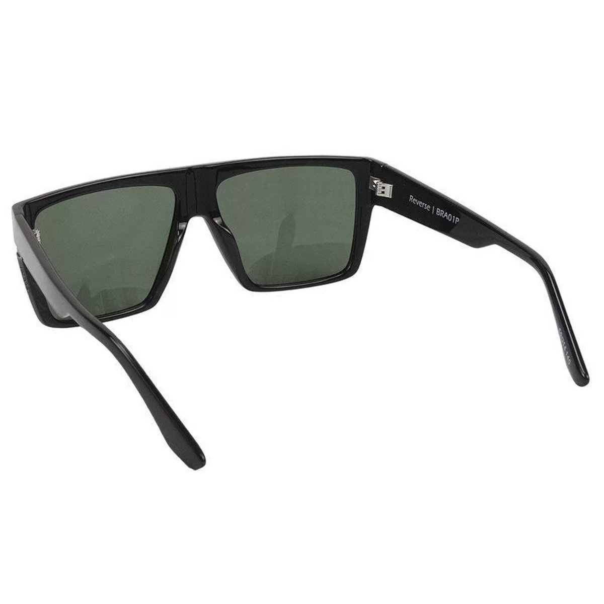 Oculos Solar Evoke Reverse Bra01p Preto Brilho Lente Verde Polarizada Preto 4