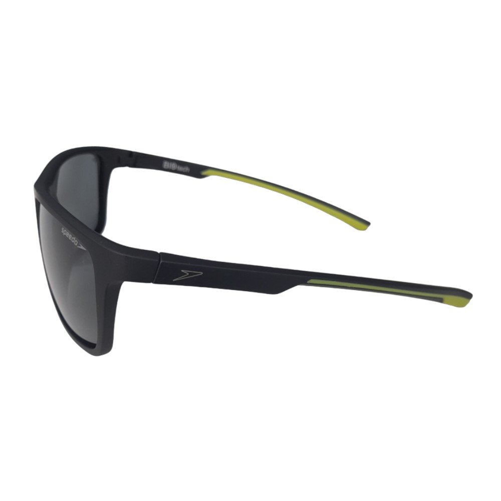 Oculos Solar Speedo Ecowave 4 A12 Preto Fosco Lente Cinza Polarizada Preto 3