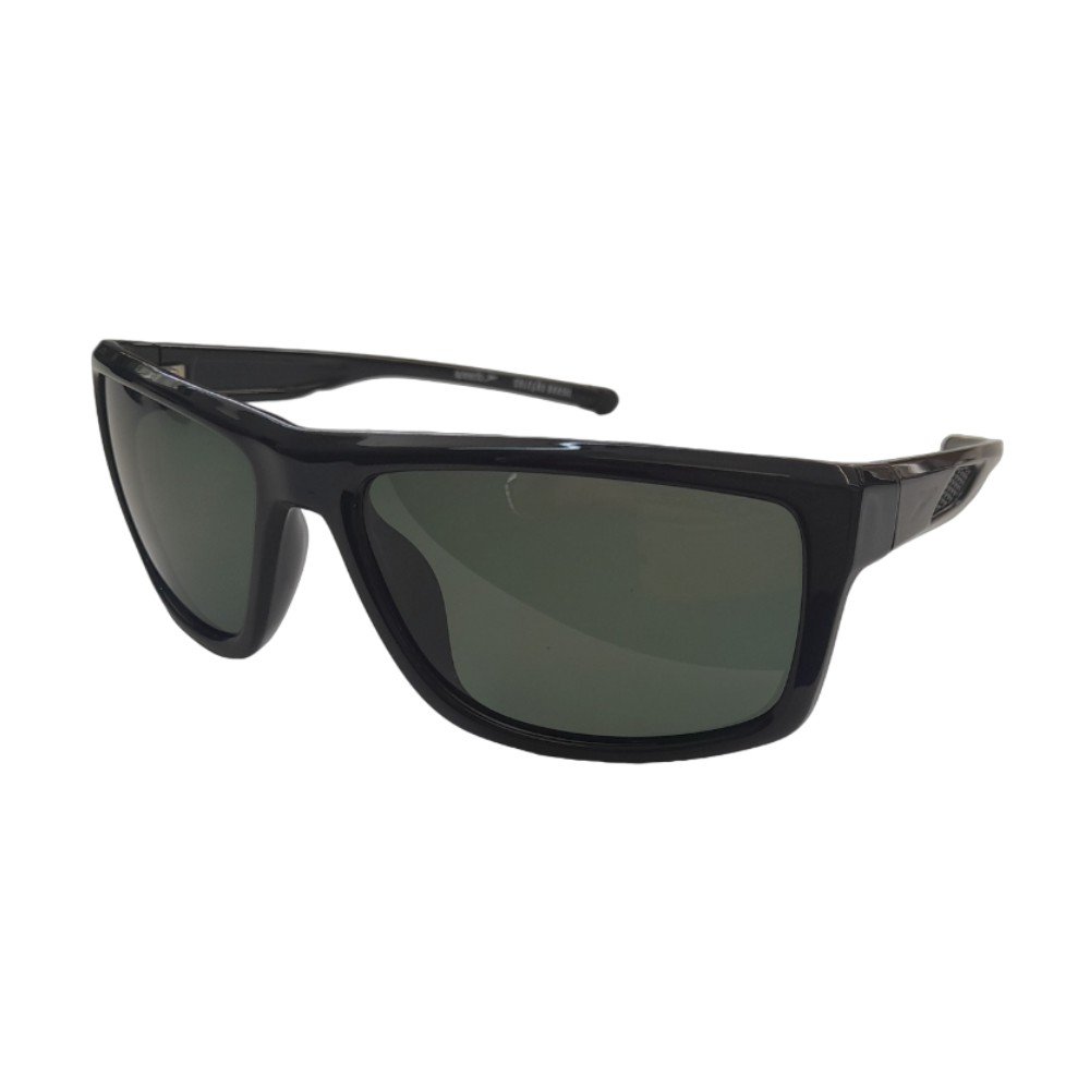 Oculos Solar Speedo Vulcan Br03 Preto Brilho Lente Verde Polarizada Preto 1