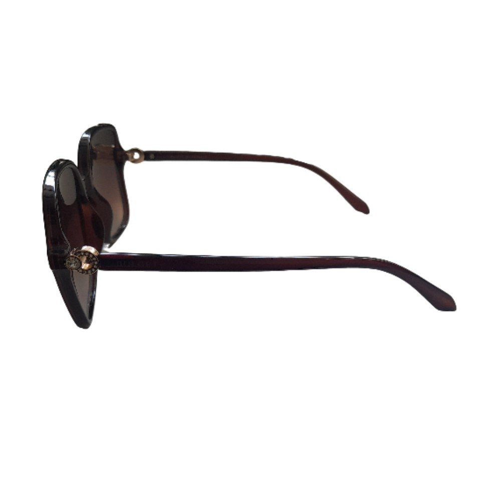 Oculos Solar Bulget Bg8055 G03 Marrom Translucido Lente Marrom Degrade Marrom 3