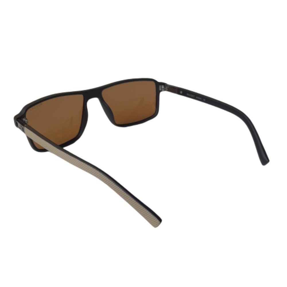 Oculos Solar Bulget Bg8050m A12 Preto Fosco Lente Marrom Polarizada Preto 4