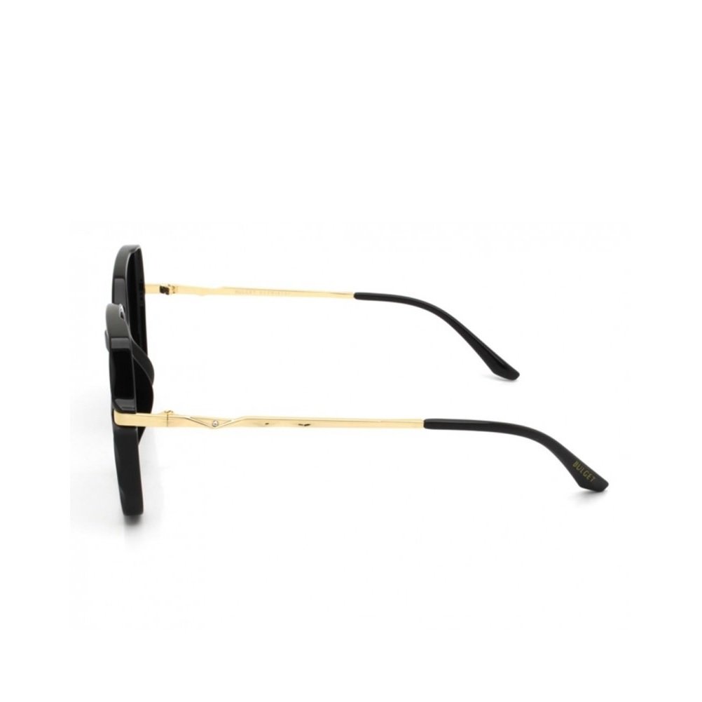 Oculos Solar Bulget Bg8044 A01 Preto Brilho Lente Cinza Degrade Polarizada Preto 3
