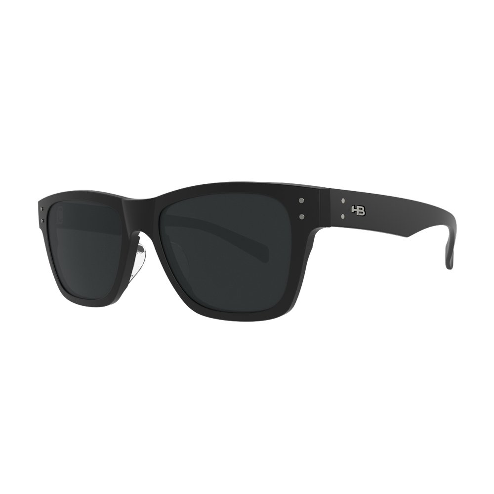 Oculos Solar Hb Foster 10104080243001 Preto Fosco Lente Cinza Preto 1