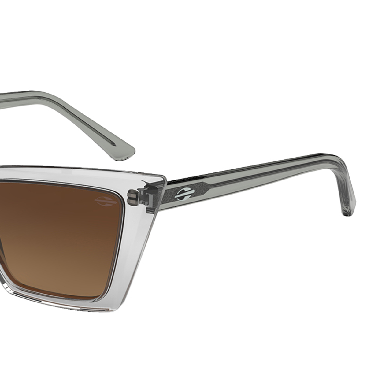 Oculos Solar Mormaii M0117d8934 Transparente Translucido Lente Marrom Degrade Multicores 3