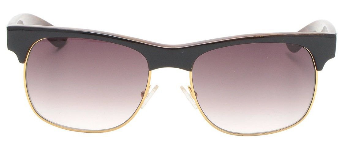 Oculos Solar Evoke Kosmopolite Ds6 Wd01 Preto Marrom Demi Lente Marrom Degrade Marrom 1