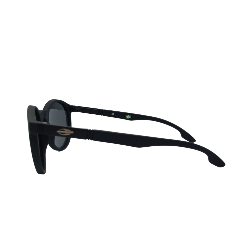 Oculos Solar Mormaii Maui Nxt Infantil M0072a1401 Preto Fosco Lente Cinza Polarizada Preto 2