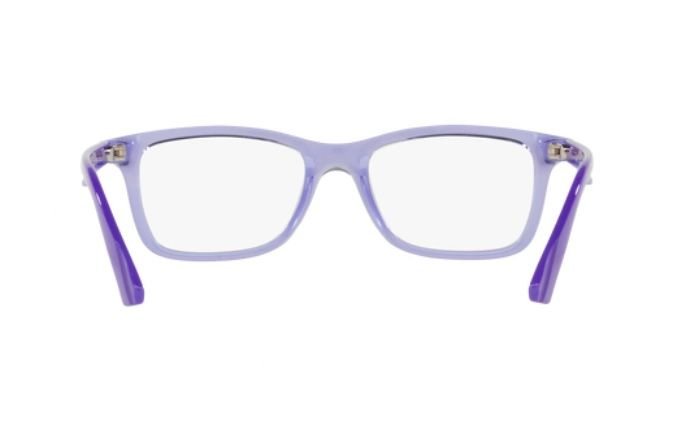 Armacao Oculos Infantil Ray Ban Junior Rb1562 3688 Lente 48mm Violeta Translucido Roxo 4