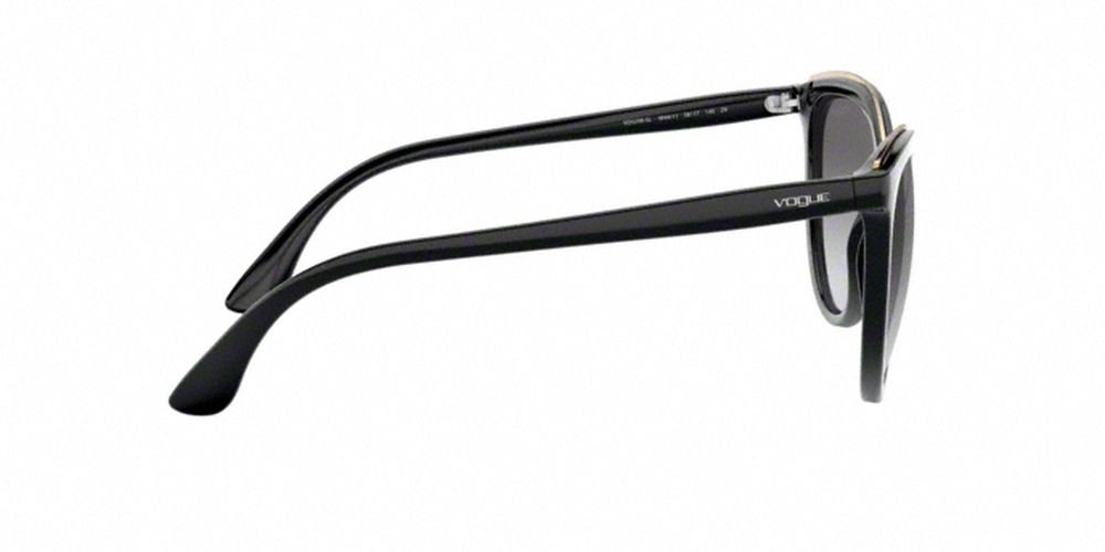 Oculos Solar Vogue Vo5298sl W44/11 58 Preto Brilho Lente Cinza Degrade Preto 3