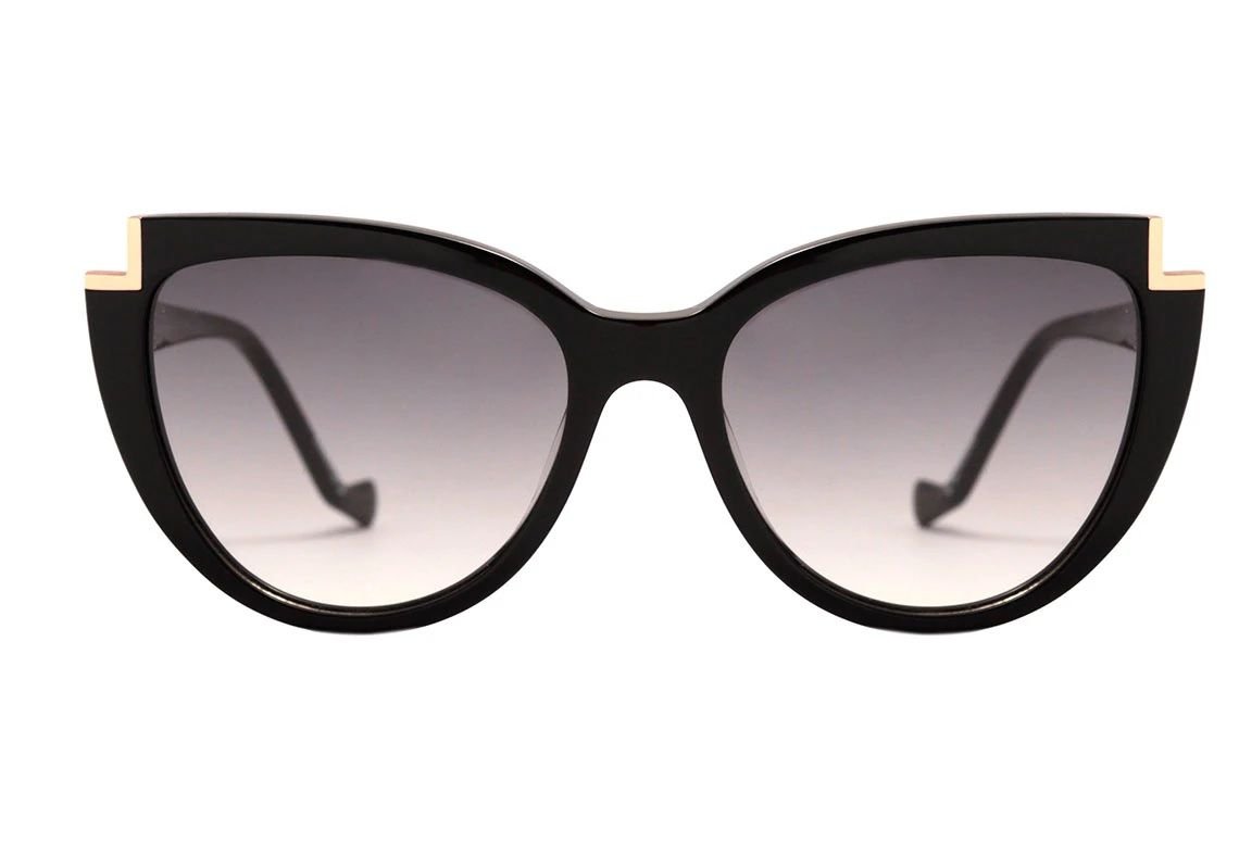 Oculos Solar Evoke For You Ds57 A01 Preto Brilho Lente Cinza Degrade Preto 3