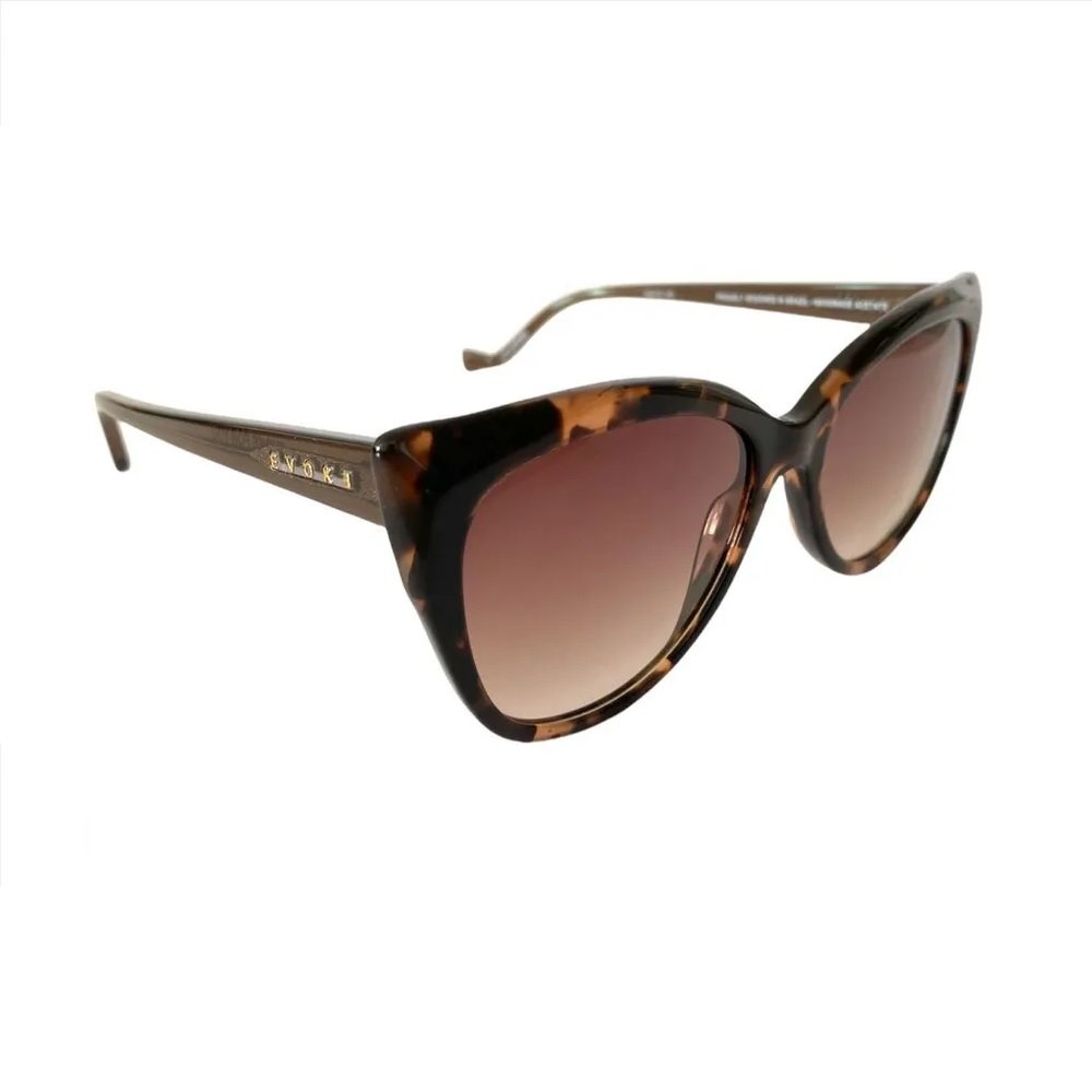 Oculos Solar Evoke For You Ds44 Brg21 Marrom Translucido Lente Marrom Degrade