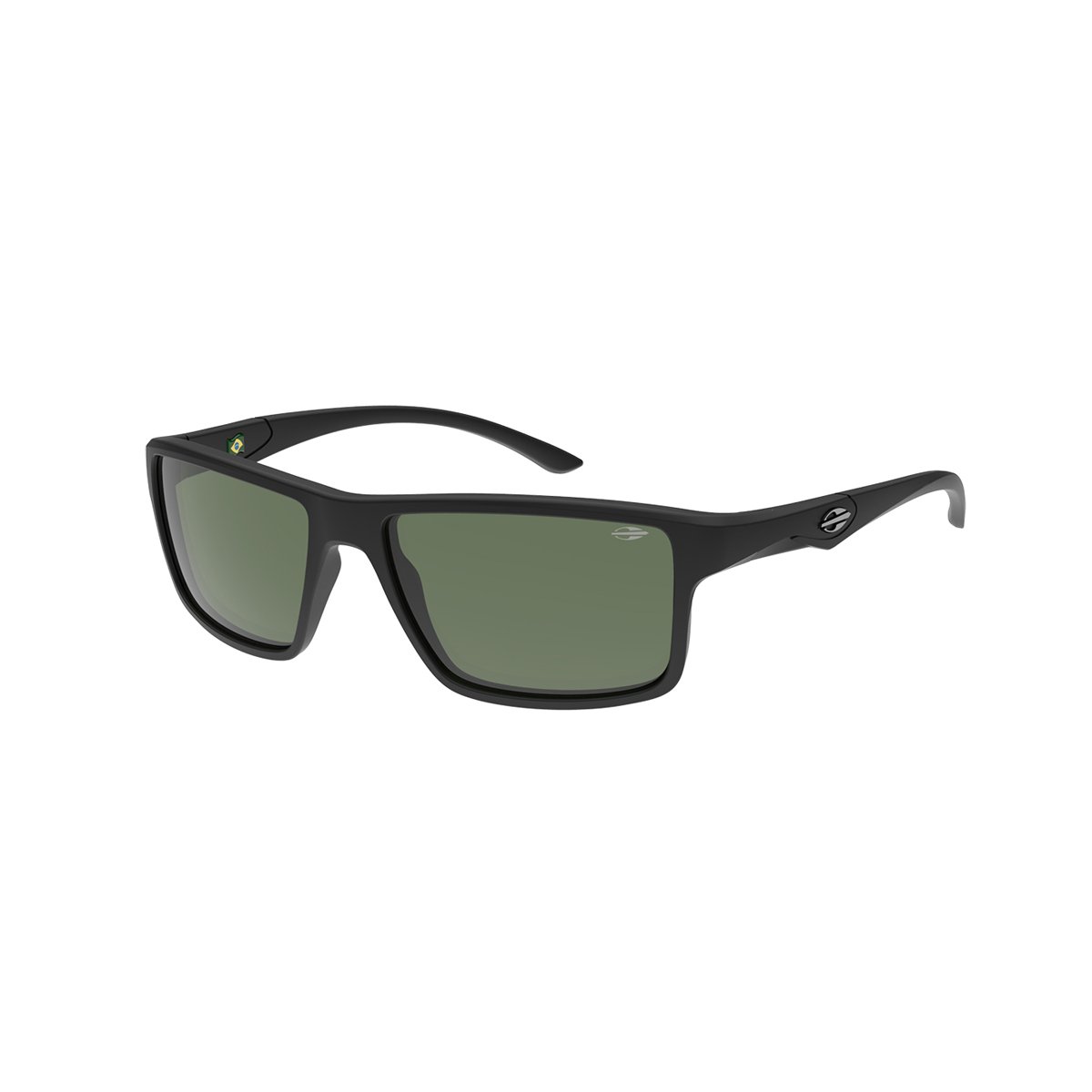 Oculos Solar Infantil Mormaii Istambul Sun M0134a1471 Preto Fosco Lente Verde