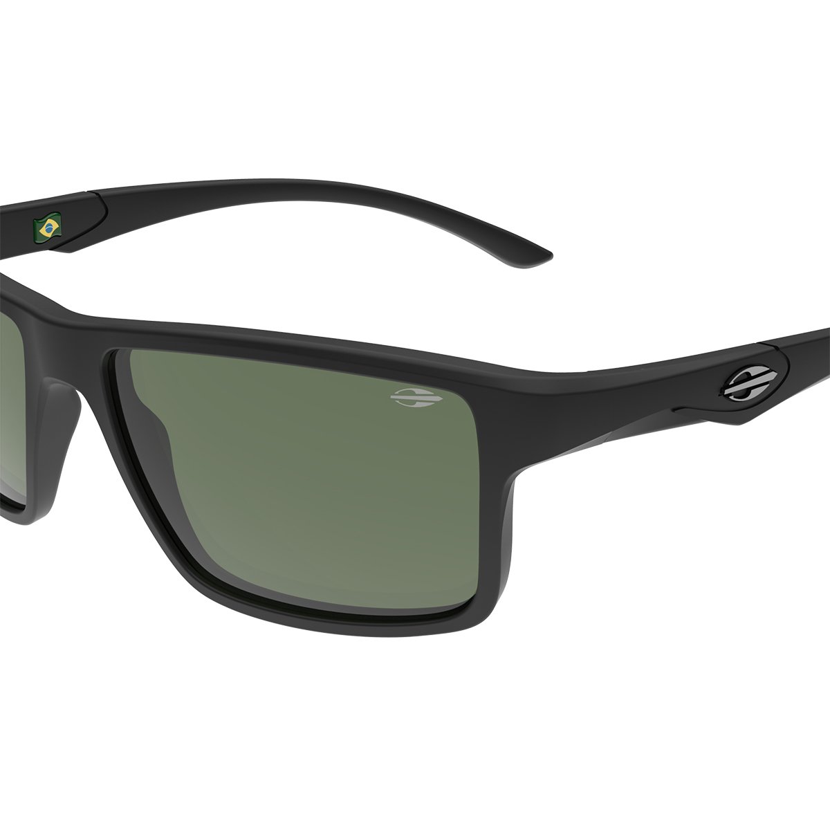 Oculos Solar Infantil Mormaii Istambul Sun M0134a1471 Preto Fosco Lente Verde Preto 3