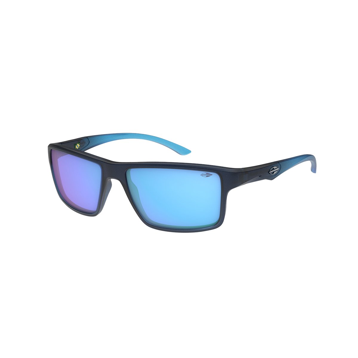 Oculos Solar Infantil Mormaii Istambul Sun M0134kc697 Azul Fosco Lente Azul Espelhada