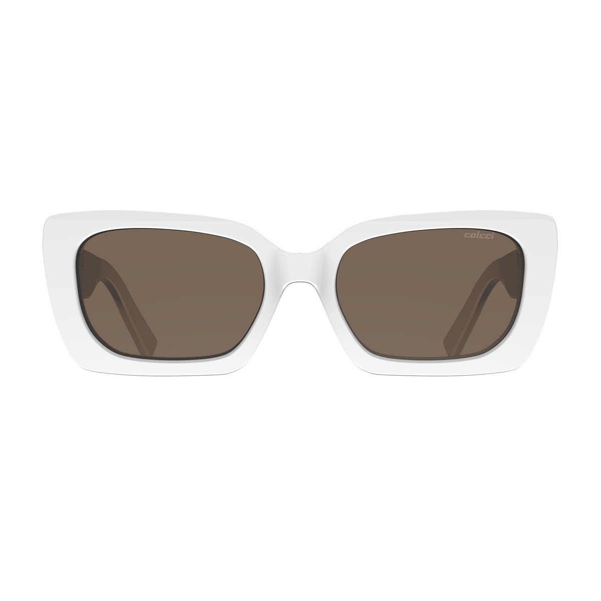 Oculos Solar Colcci Tribeca C0202b6202 Branco Brilho Lente Marrom Branco 2