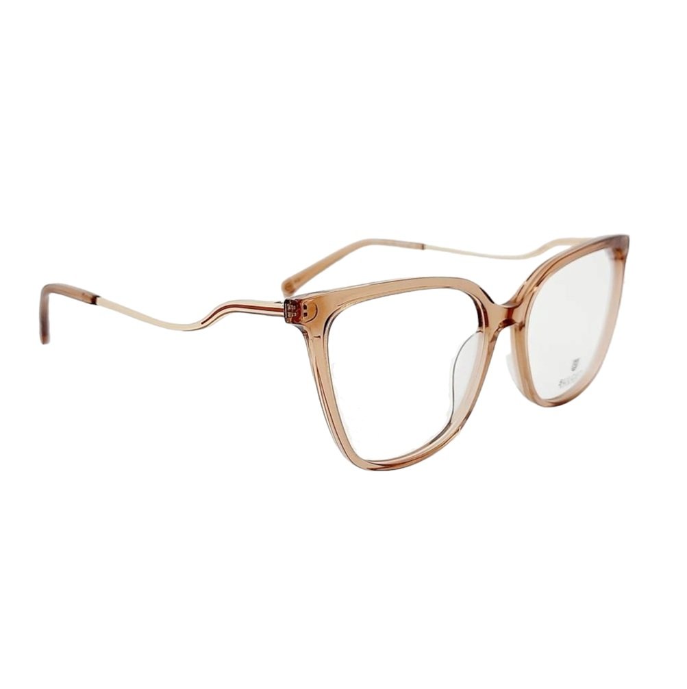 Armacao De Oculos Bulget Bg6418 G01 Marrom Translucido