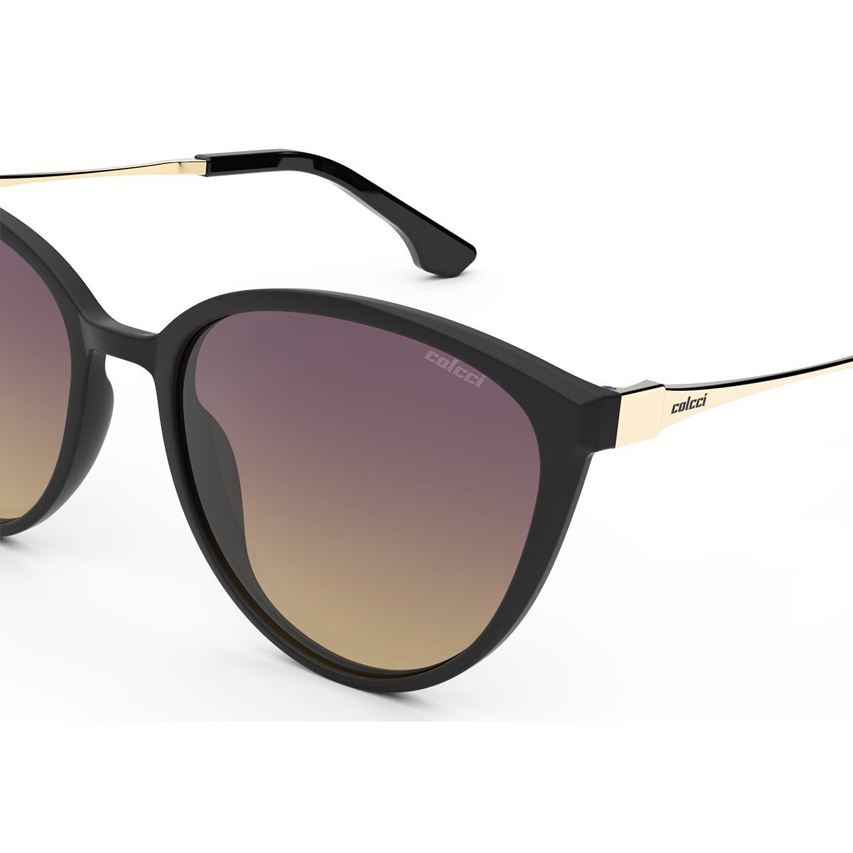 Oculos Solar Colcci Isah C0194aeia7 Preto Fosco Lente Roxo Degrade Preto 3