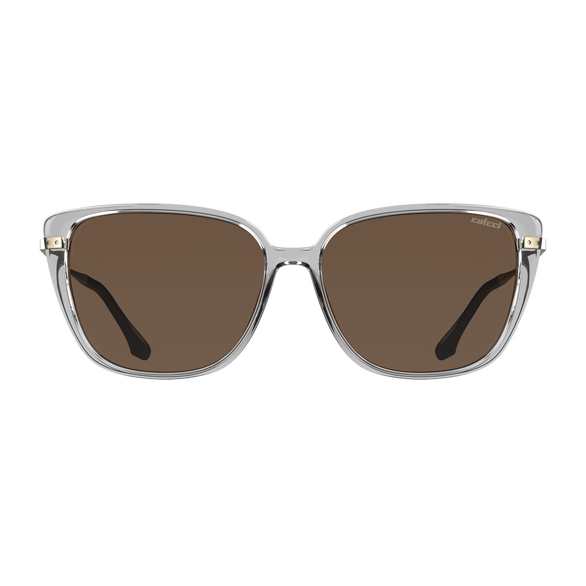 Oculos Solar Colcci Judy Sun C0223d4902 Fume Brilho Lente Marrom Dourado 2