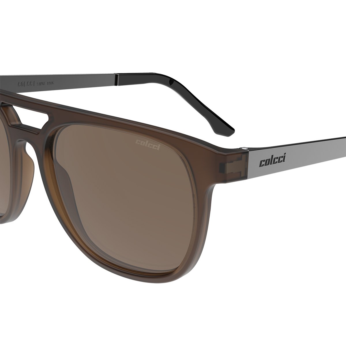 Oculos Solar Colcci Apolo C0224j0702 Marrom Translucido Lente Marrom Marrom 3