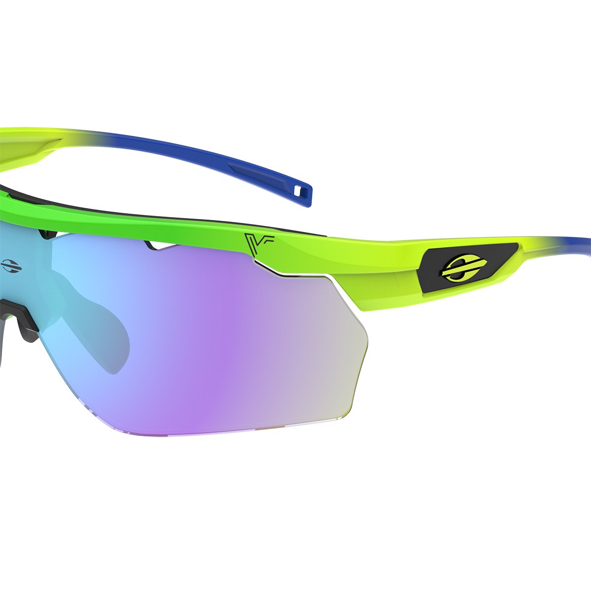 Oculos Solar Mormaii Smash M0129kf197 Verde Fosco Lente Azul Espelhada Verde 3