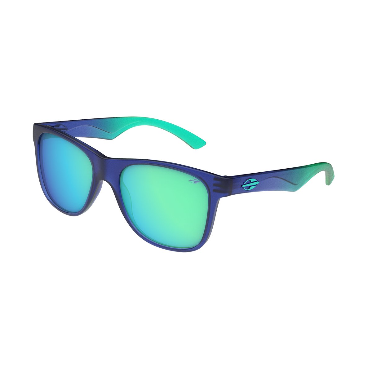 Oculos Solar Mormaii Milao Ng M0132ke685 Azul Fosco Lente Verde Espelhada Azul 1