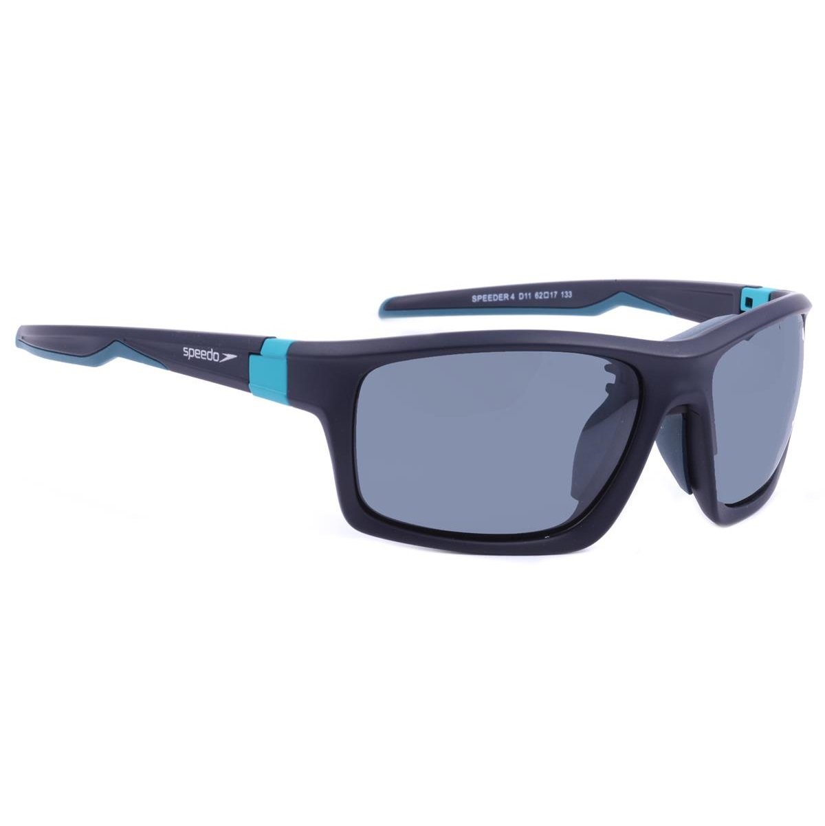 Oculos Solar Speedo Speeder 4 D11 Azul Fosco Lente Cinza Espelhada Polarizada Azul 1
