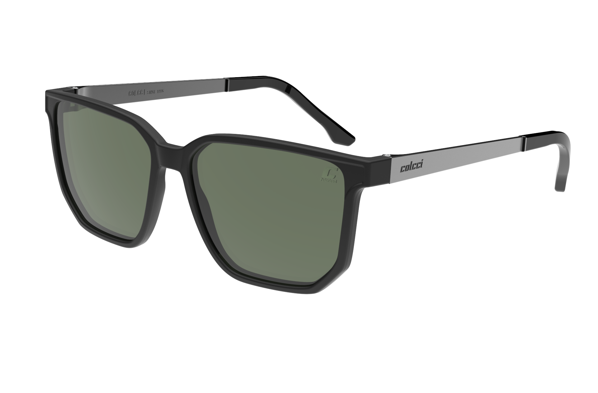 Oculos Solar Colcci Ross C0204aeh89 Preto Fosco Lente Verde Polarizada