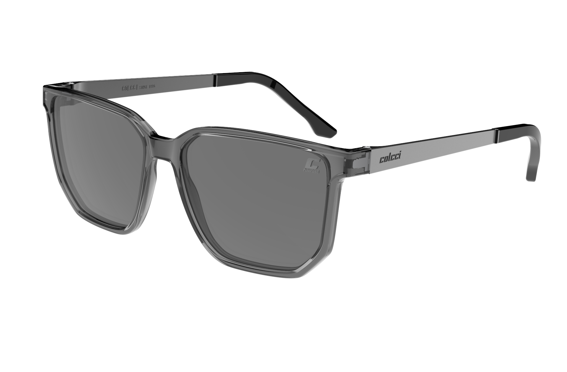 Oculos Solar Colcci Ross C0204dc703 Fume Translucido Lente Cinza Polarizada