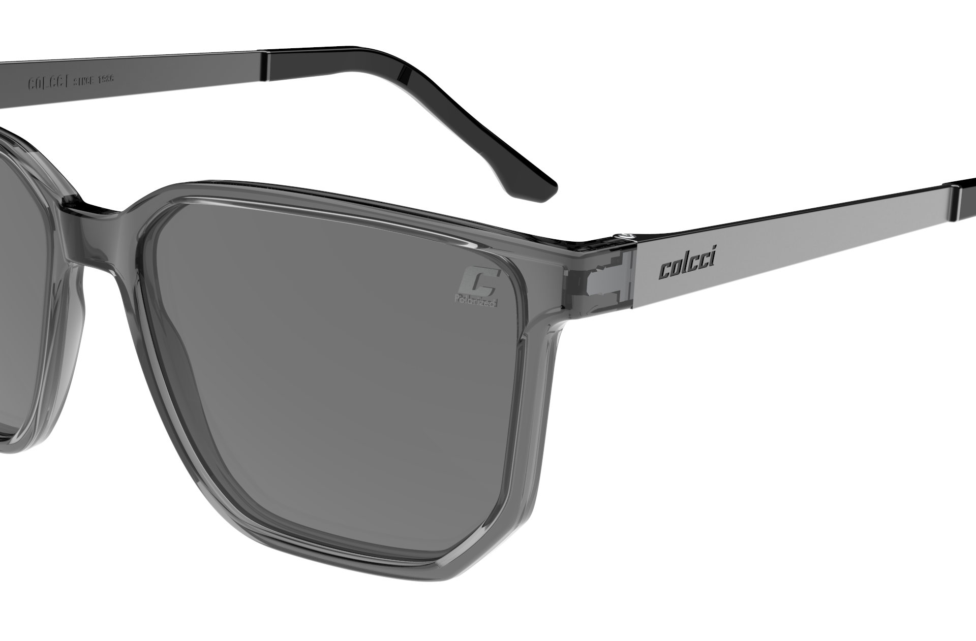 Oculos Solar Colcci Ross C0204dc703 Fume Translucido Lente Cinza Polarizada Cinza 3
