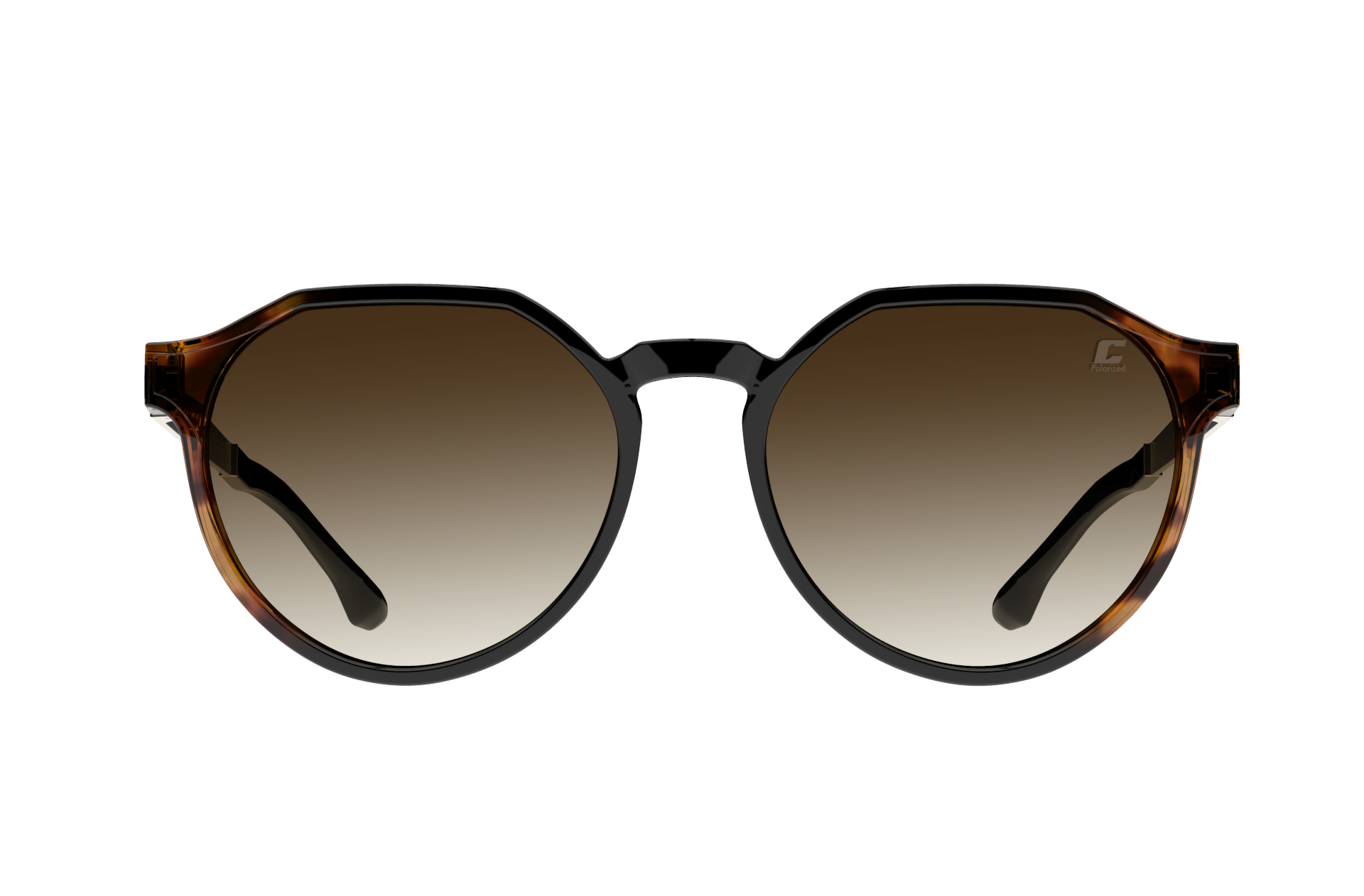 Oculos Solar Colcci Noa C0185afr45 Marrom Brilho Demi Lente Marrom Degrade Polarizada Marrom 2