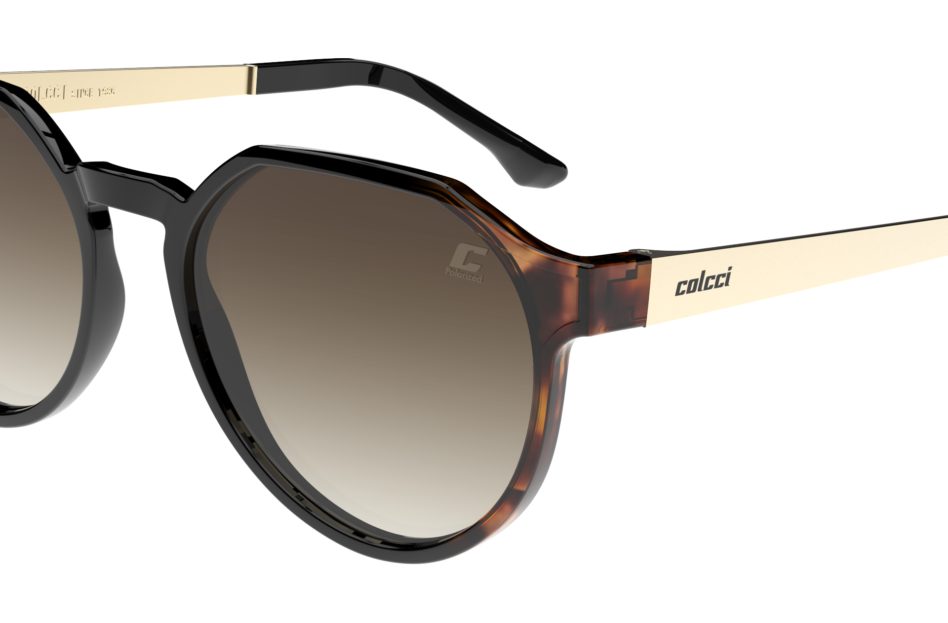 Oculos Solar Colcci Noa C0185afr45 Marrom Brilho Demi Lente Marrom Degrade Polarizada Marrom 3