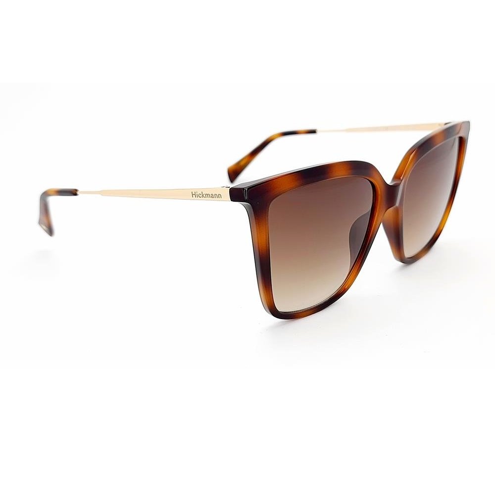 Oculos Solar Hickmann Flora Hi50004 G21 Marrom Brilho Tartaruga Lente Marrom Degrade Marrom 1