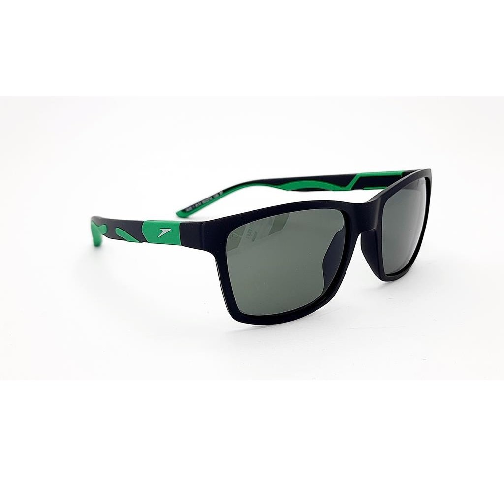 Oculos Solar Infantil Speedo Ace 1 A14 Preto Fosco Lente Cinza Polarizada Preto 1