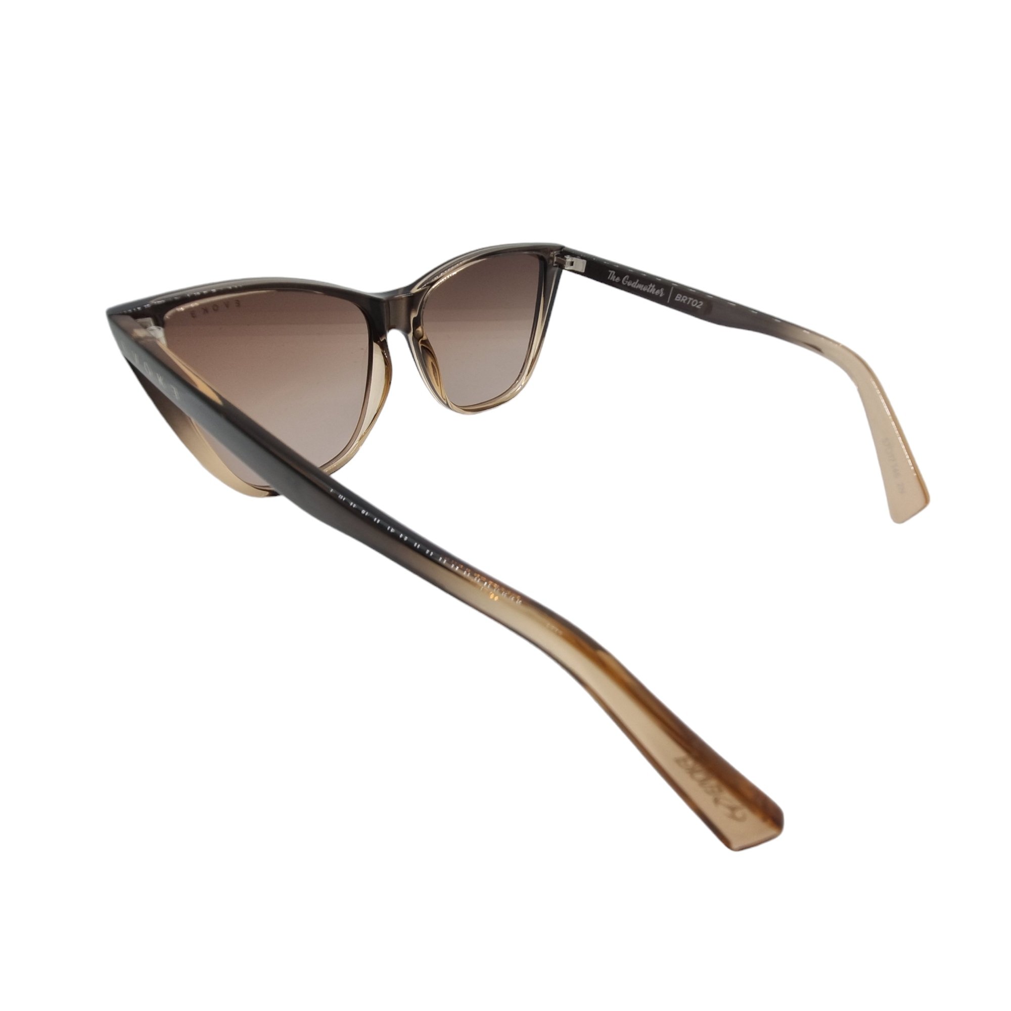 Oculos Solar Evoke New The Godmother Brt02 Marrom Translucido Degrade Lente Marrom Degrade Marrom 4